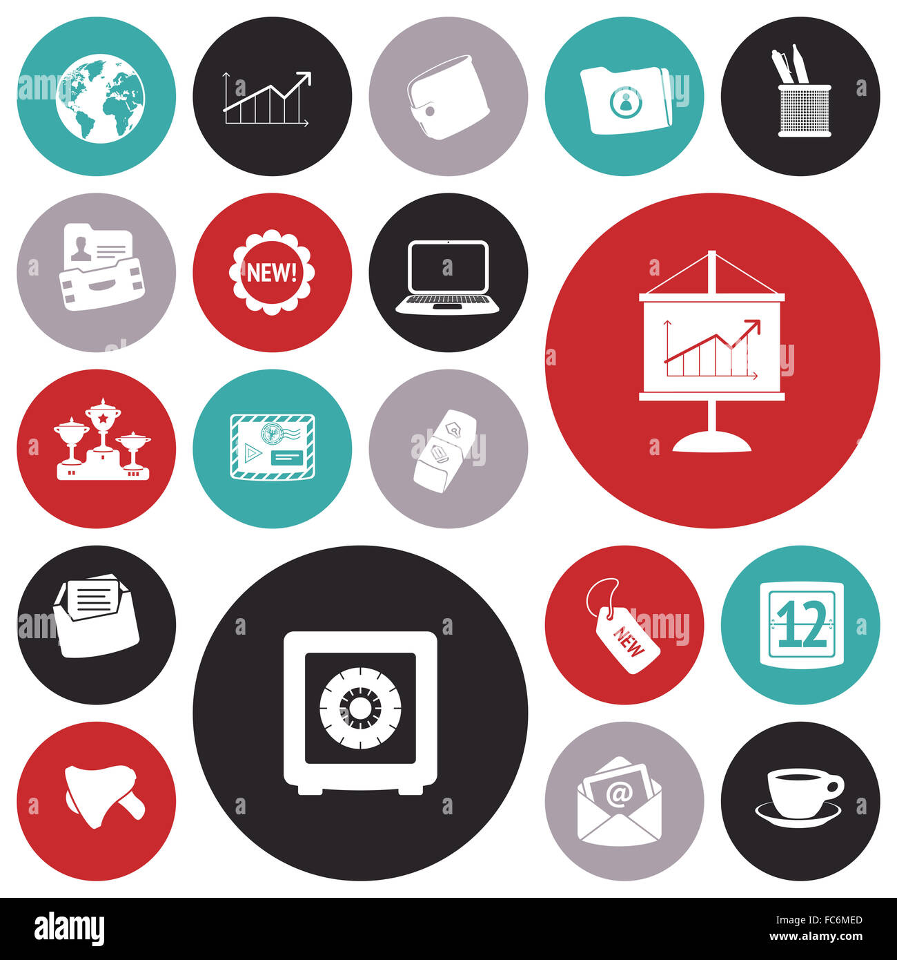 Flat business finance office hi res stock photography and images Alamy