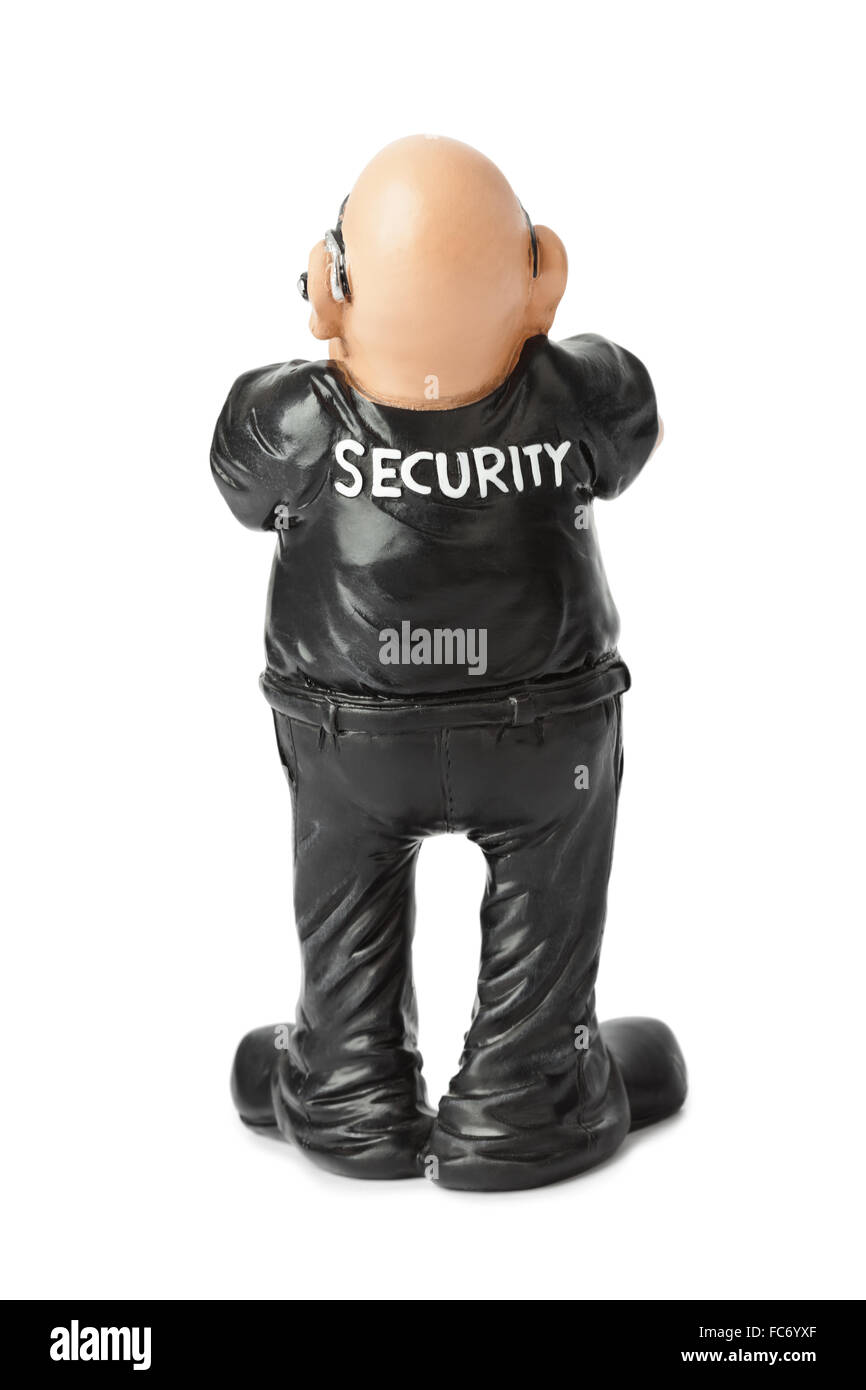 Toy security guard Stock Photo