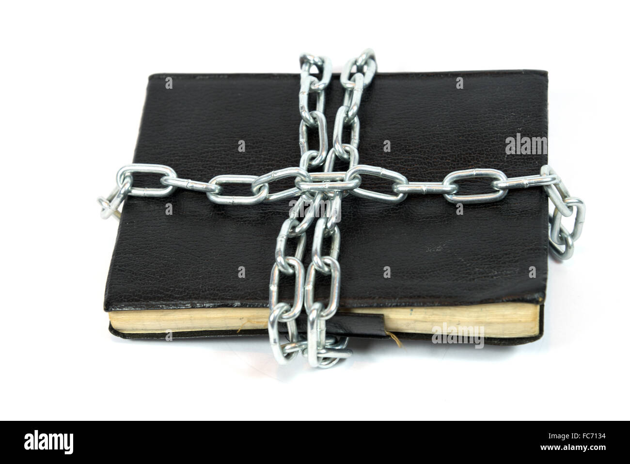 notebook locked with a chain Stock Photo - Alamy