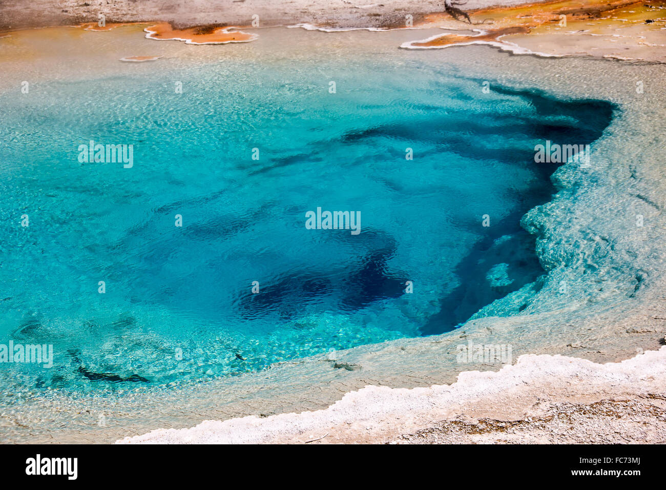 Yellowstone Thermal Feature Close Up Stock Photo