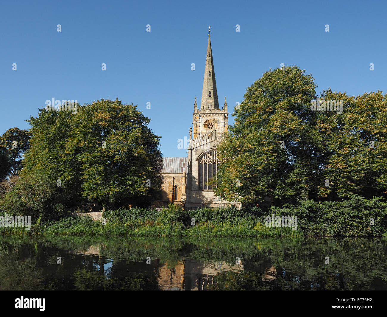 Holy Trinity church in Stratford upon Avon Stock Photo Alamy