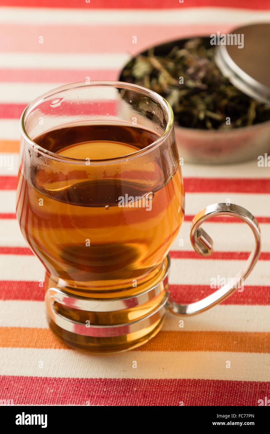 black herbal tea Stock Photo Alamy