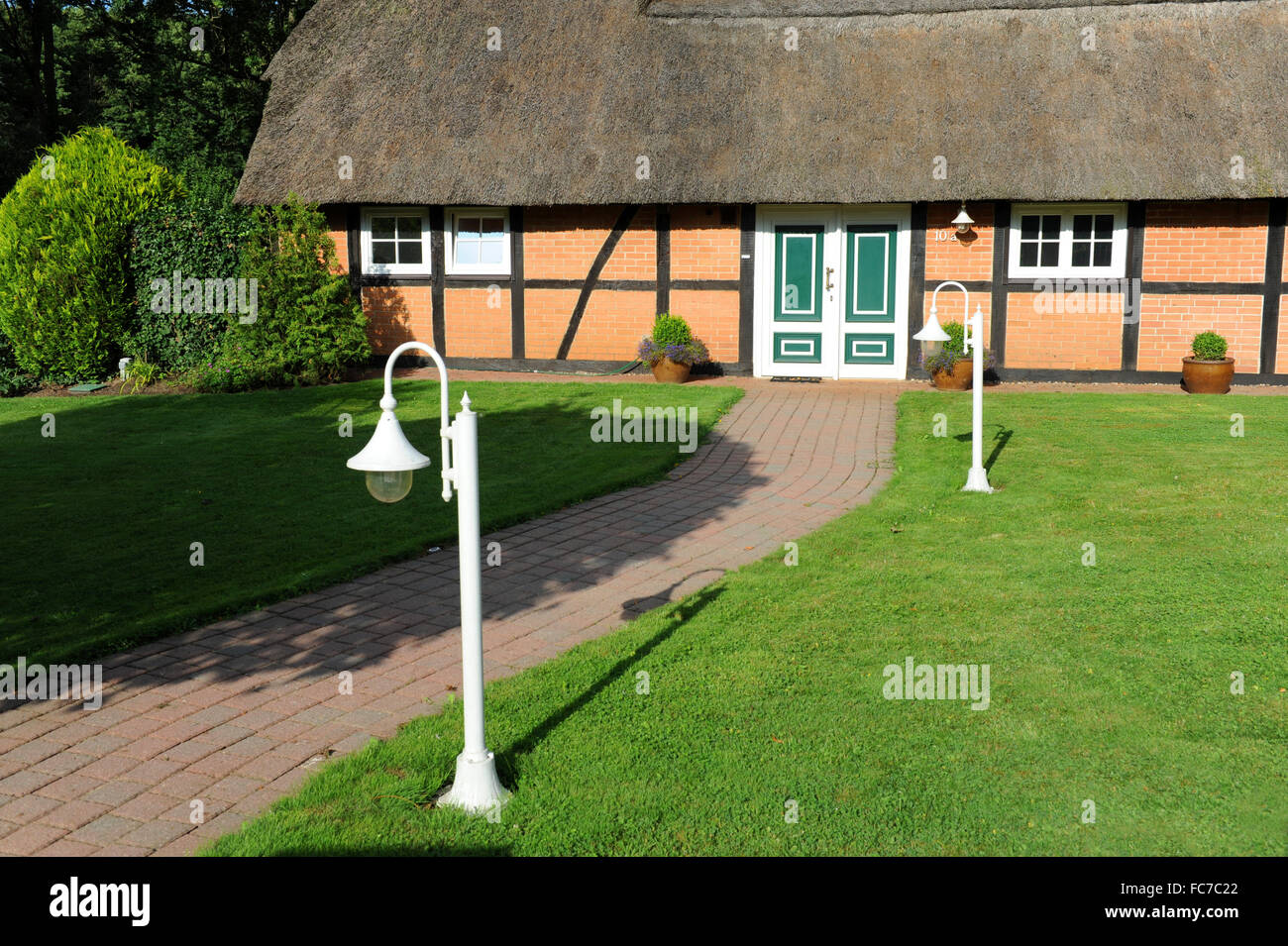 timbered house in germany, holstein Stock Photo