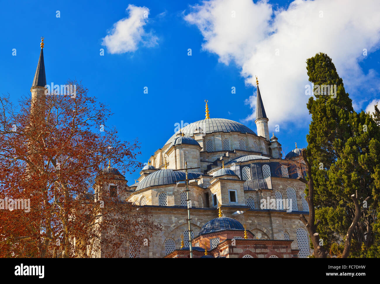 Fatih mosque in Istanbul Turkey Stock Photo