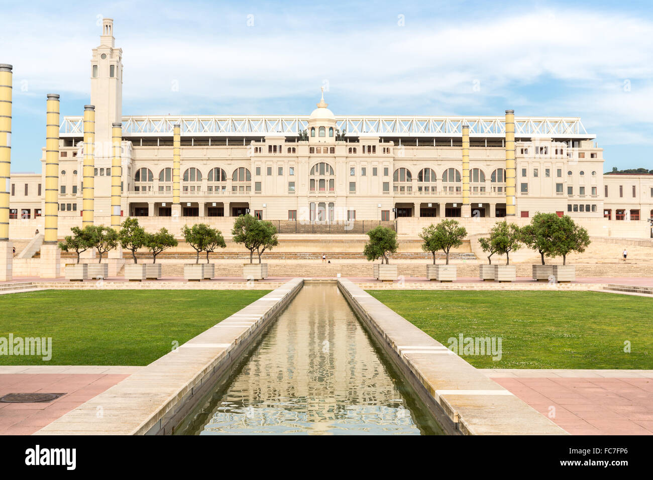 Olympic stadium in Barcelona, Spain Stock Photo - Alamy