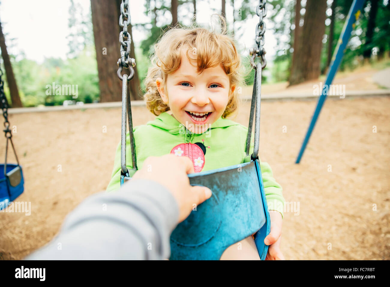 parent and baby swing