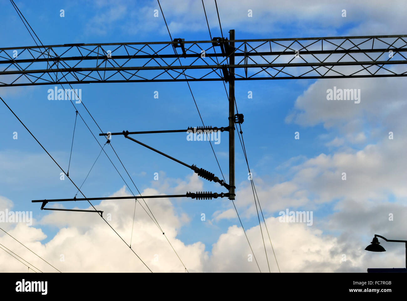 Electric wires. Stock Photo