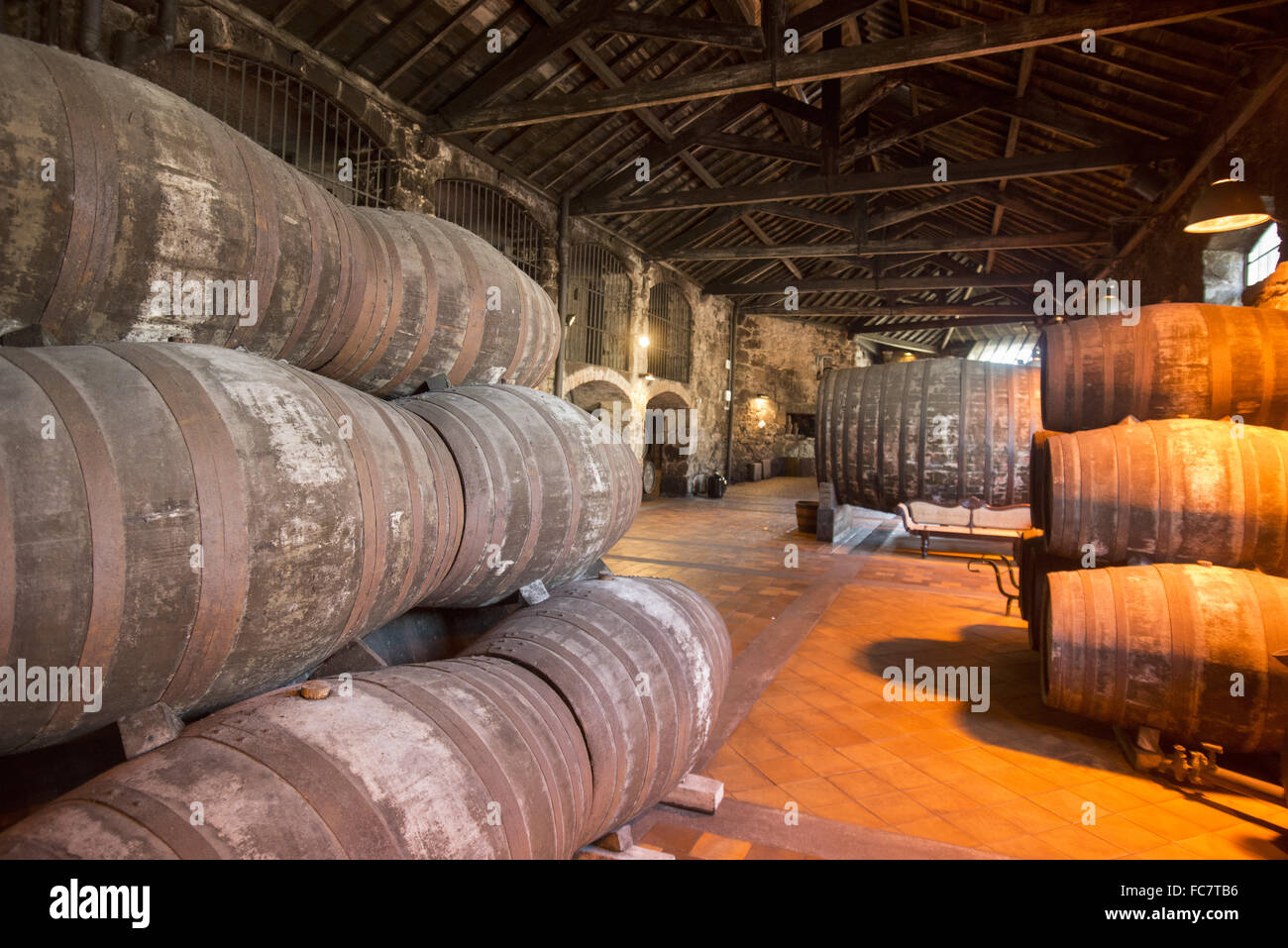 EUROPE PORTUGAL PORTO PORT WINE CELLAR Stock Photo Alamy