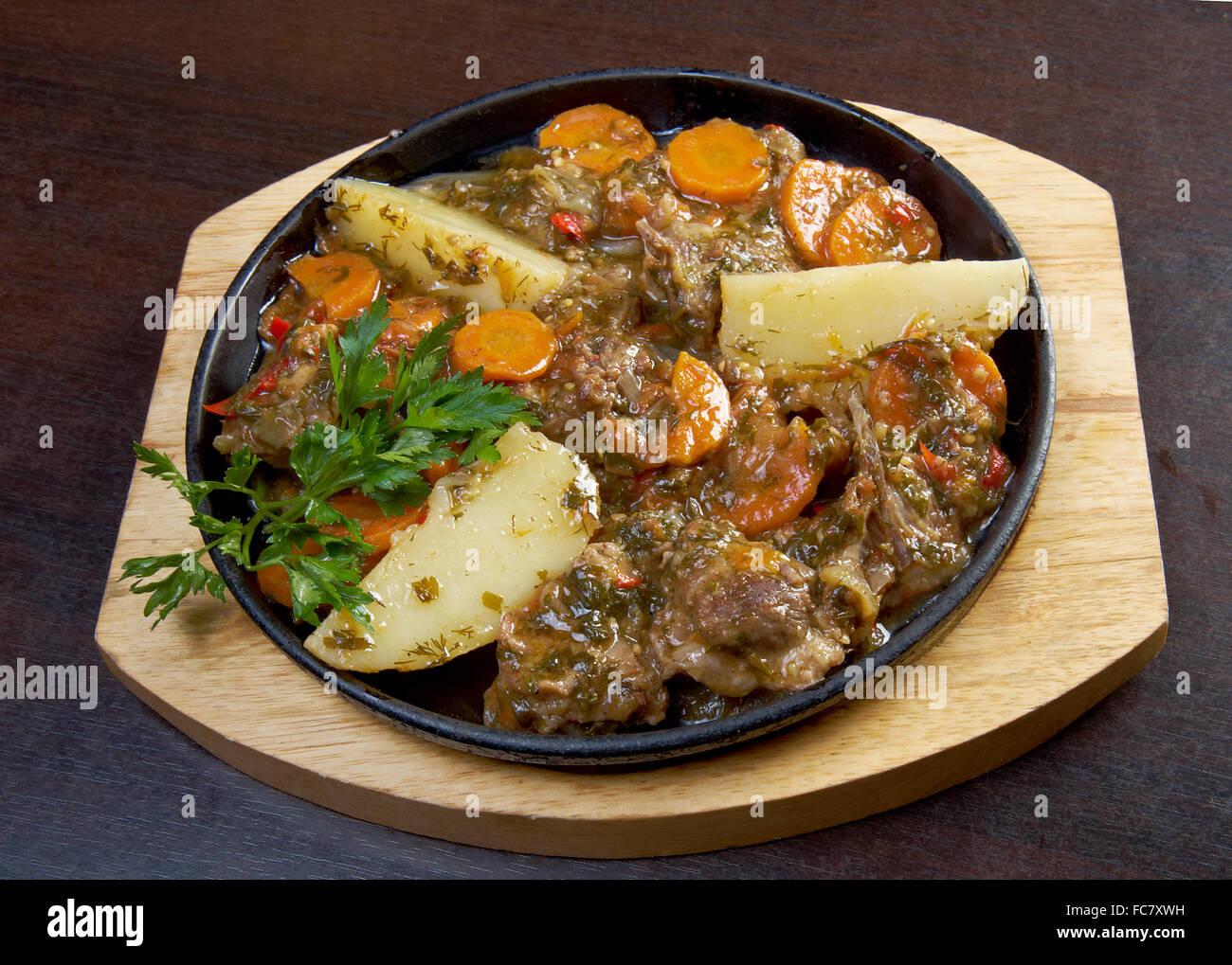 Armenian lamb stew Stock Photo - Alamy