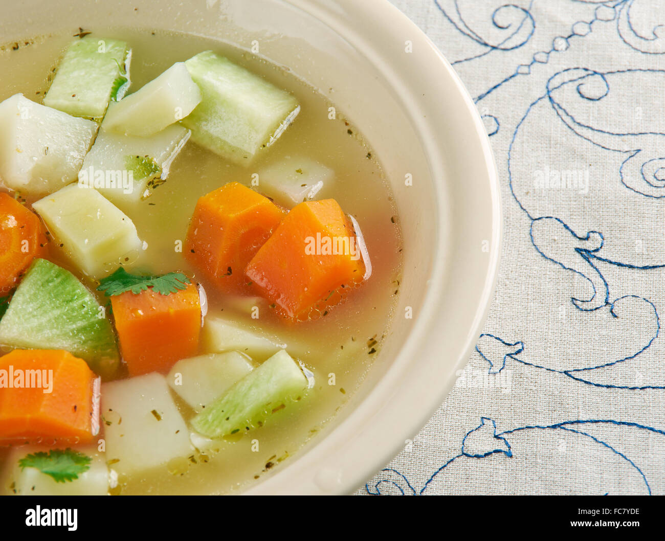 vegetable stew with celery root Stock Photo Alamy