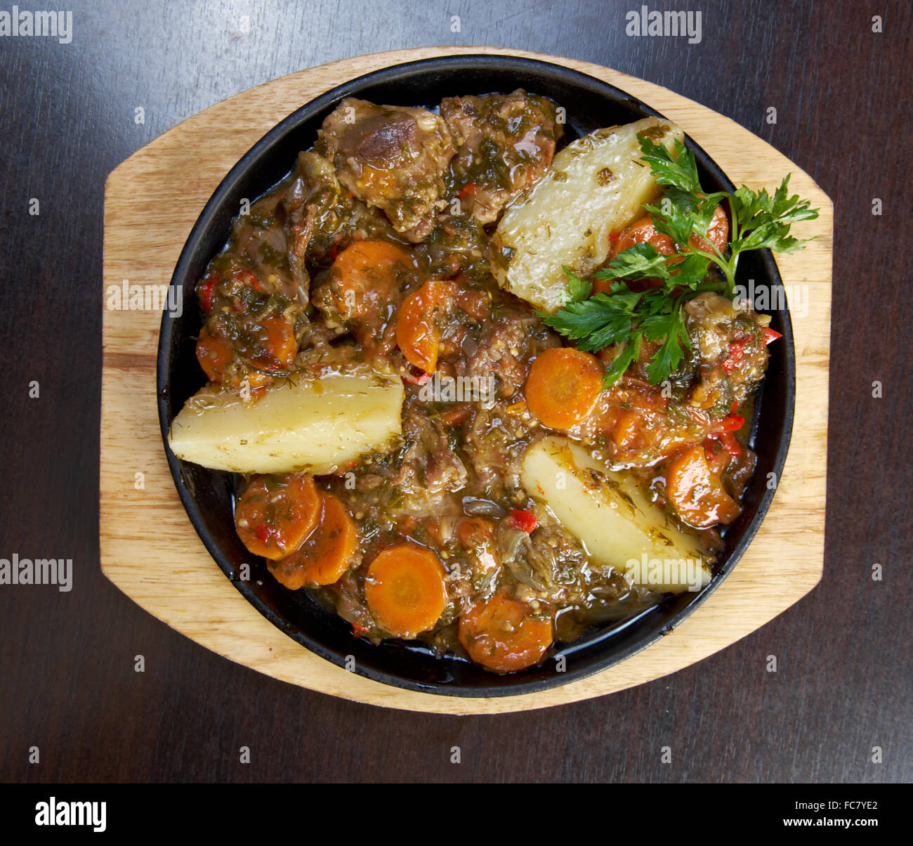 Armenian lamb stew Stock Photo - Alamy