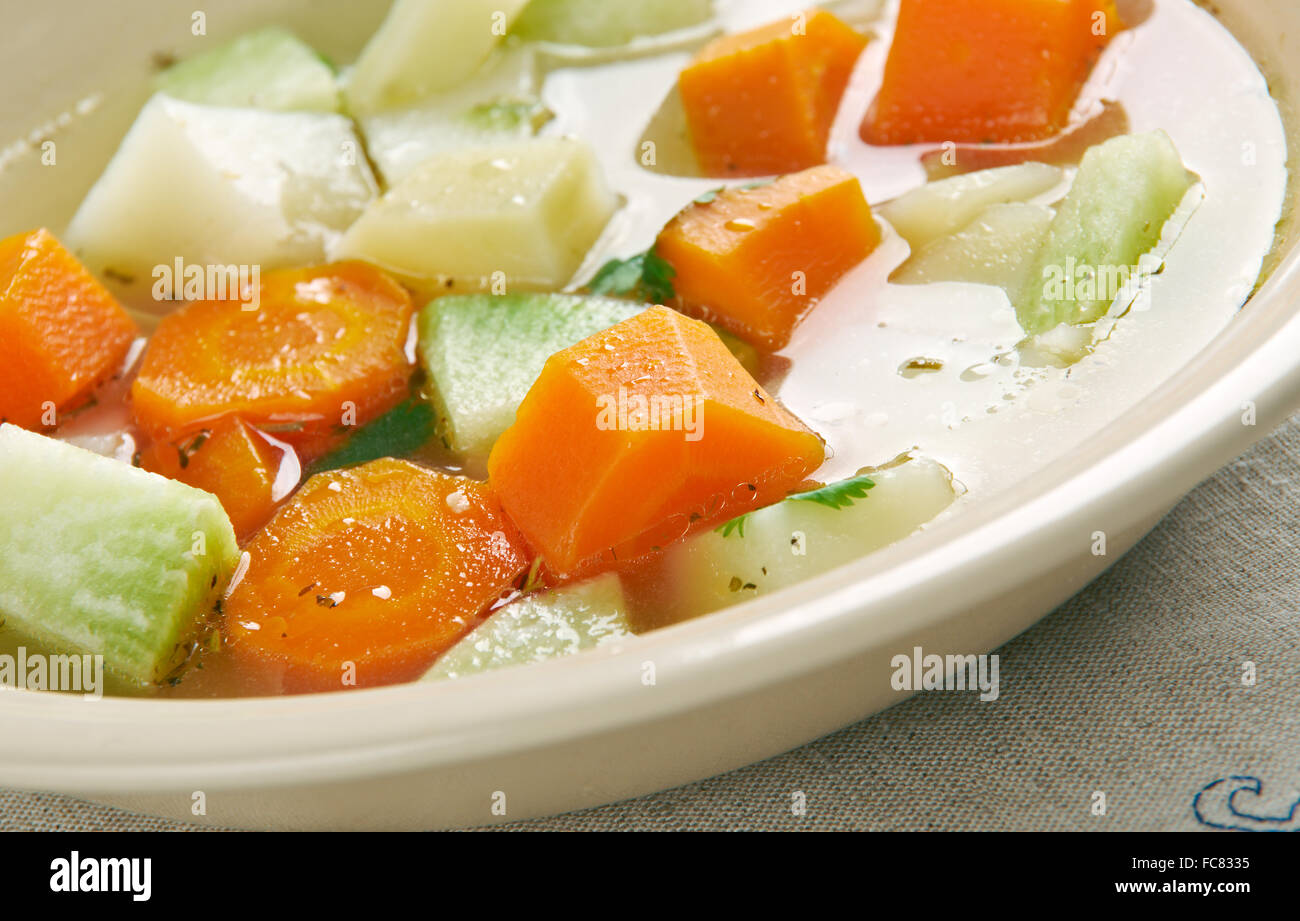 vegetable stew with celery root Stock Photo Alamy