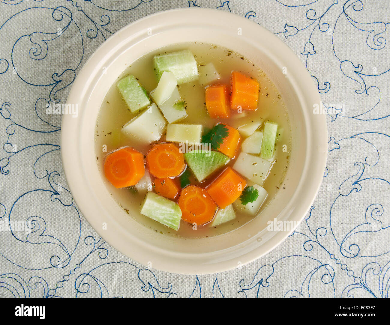 vegetable stew with celery root Stock Photo Alamy