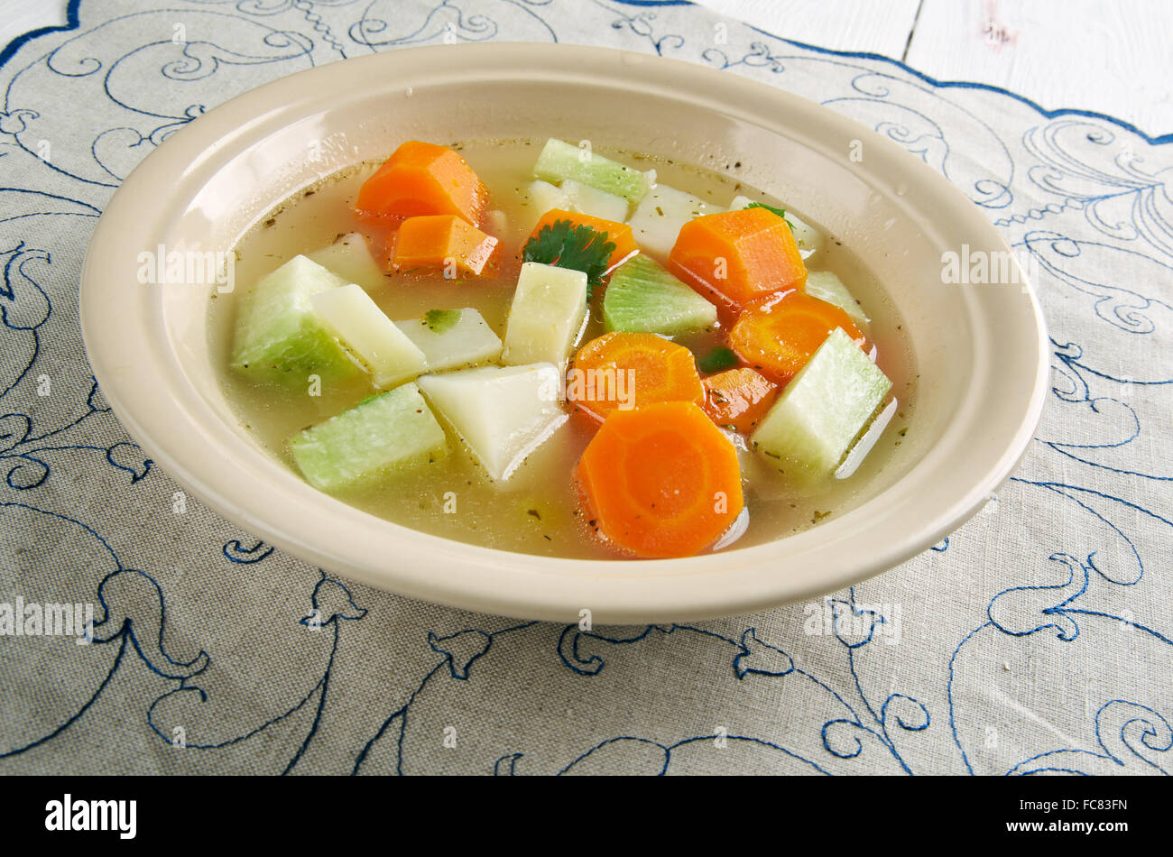 vegetable stew with celery root Stock Photo Alamy