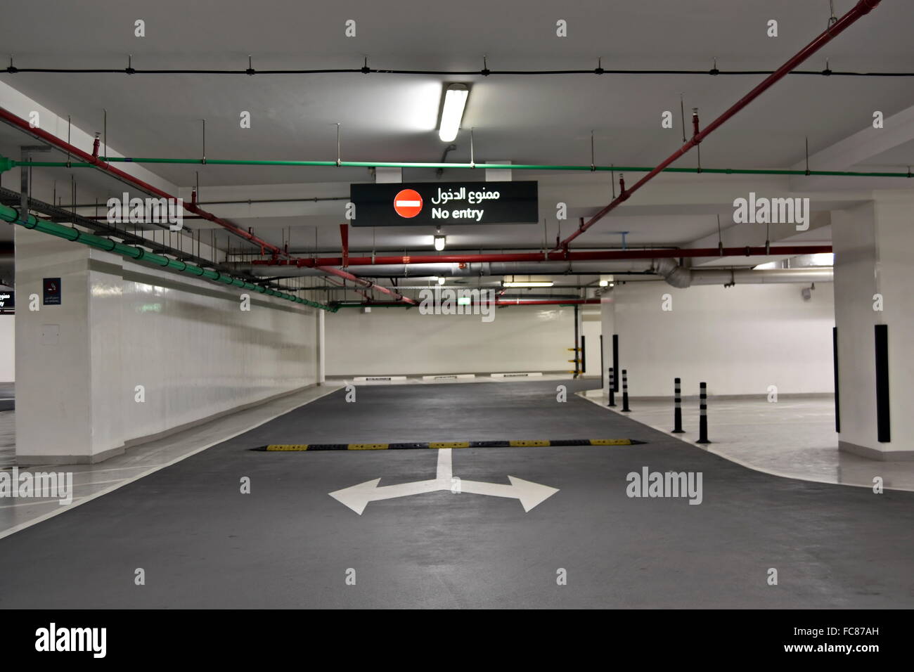 At The Basement Parking Carpark With Signboard And Details