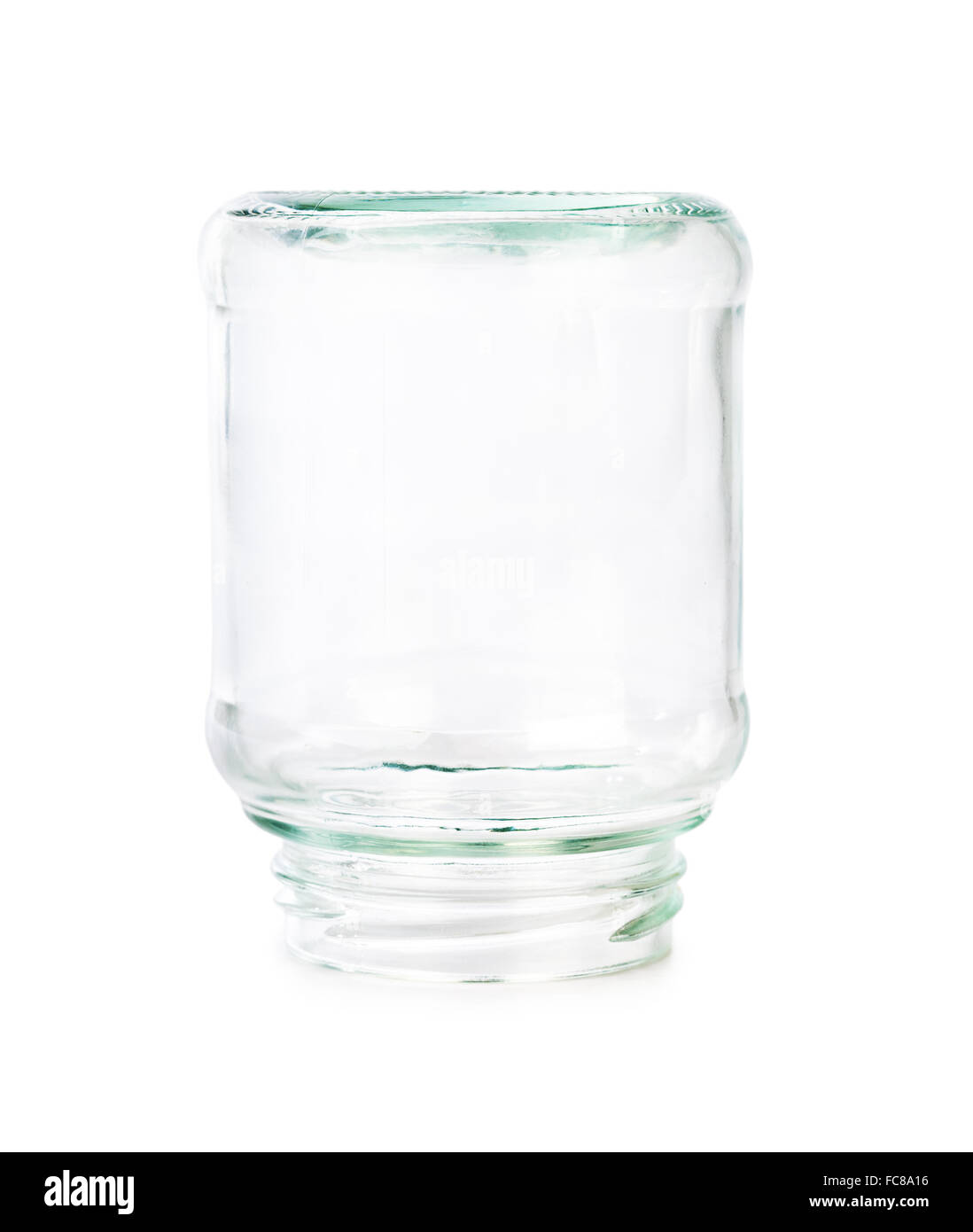 Empty glass jar Stock Photo Alamy