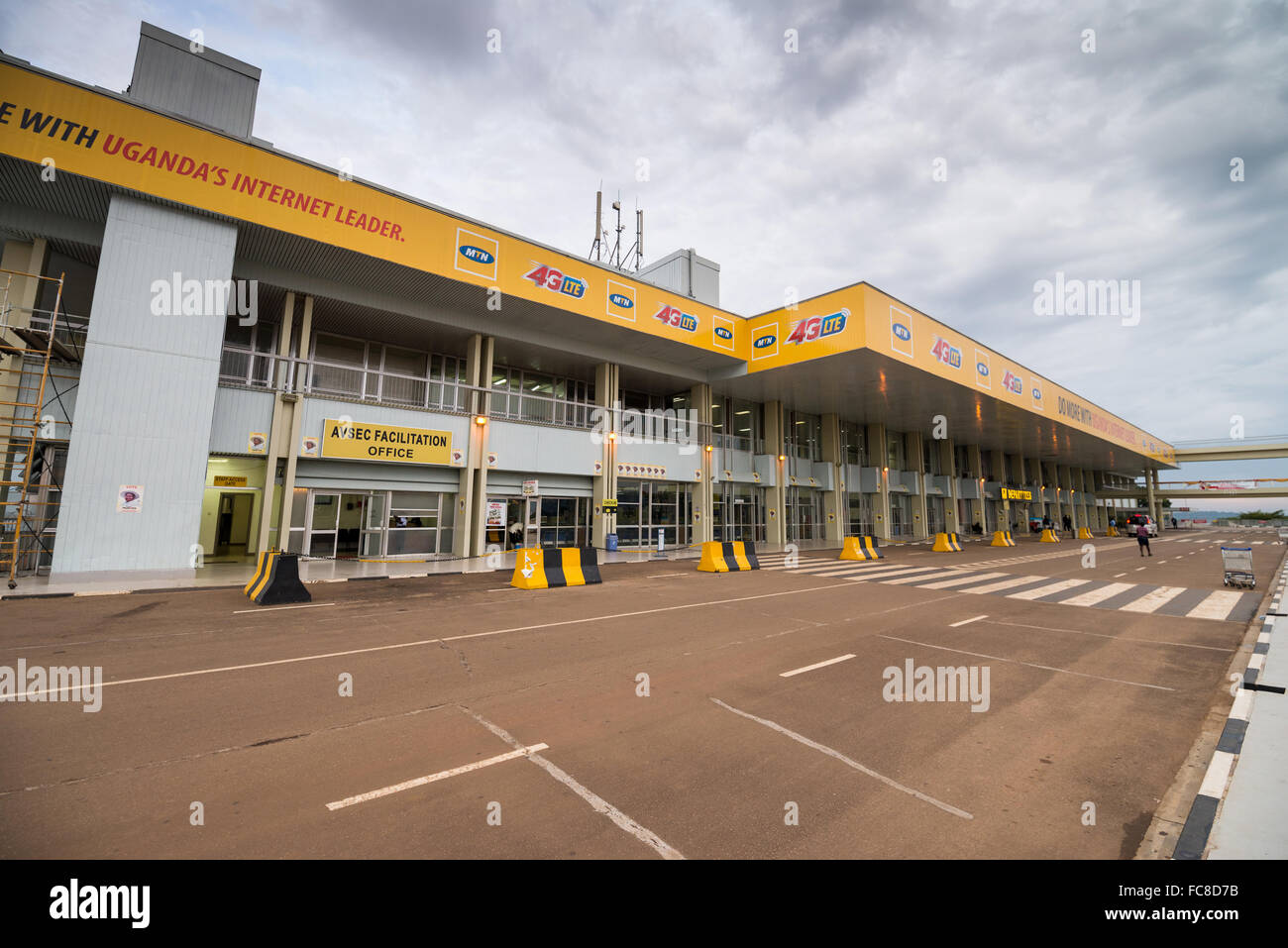 Entebe International Airport, Uganda, Africa. Stock Photo
