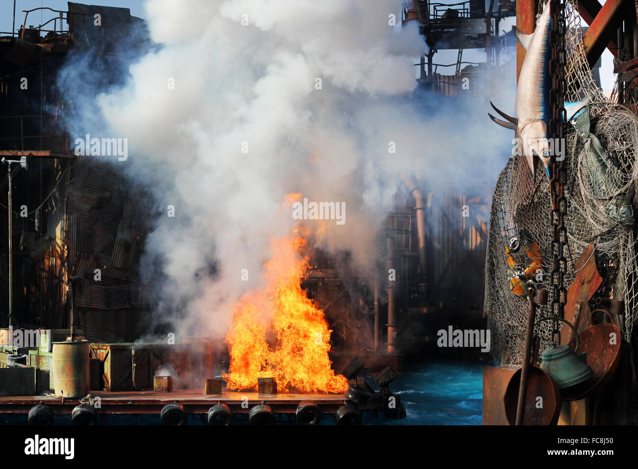 Show called Waterworld Stock Photo