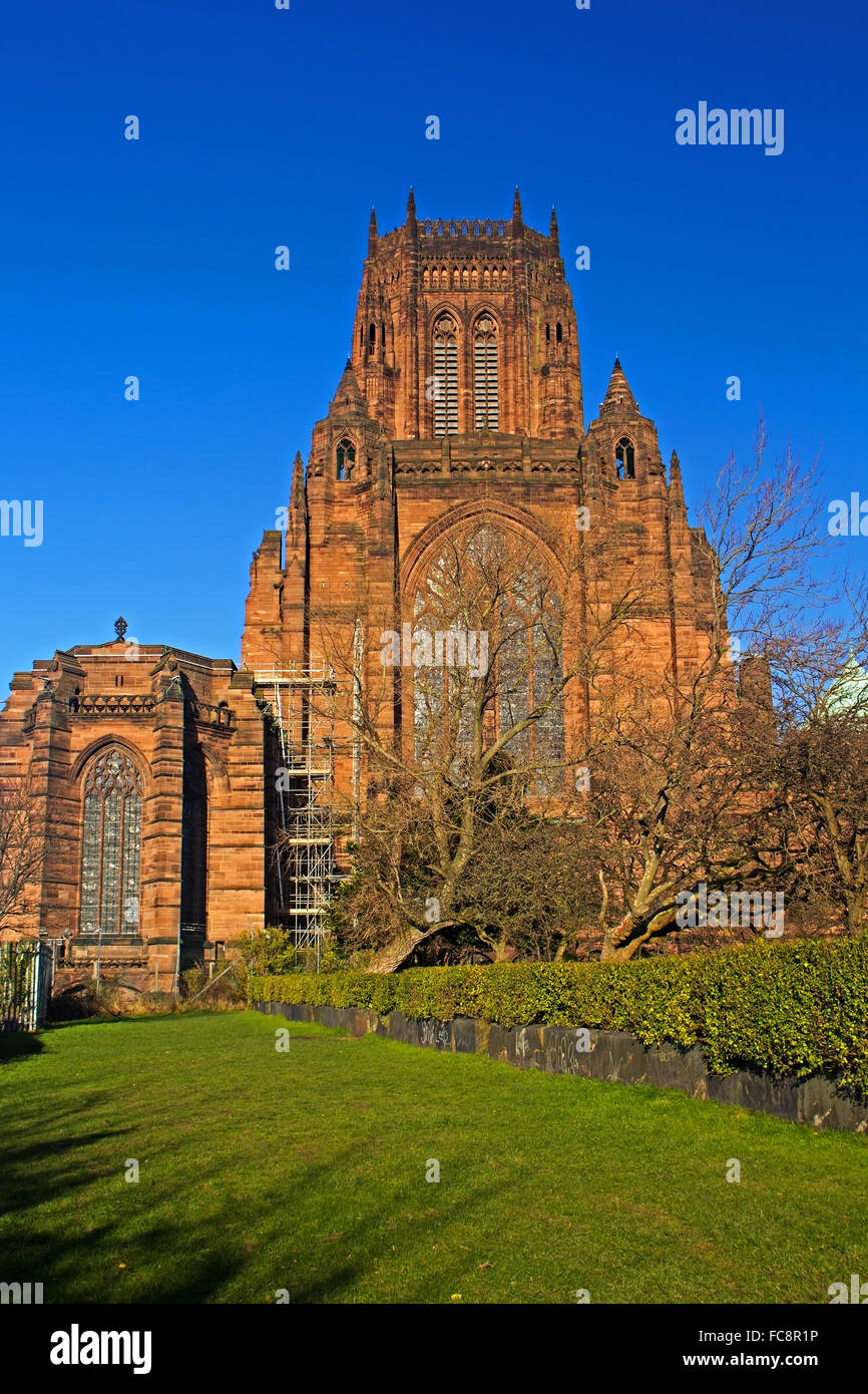 Liverpool Cathedral built on St James's Mount in Liverpool Stock Photo