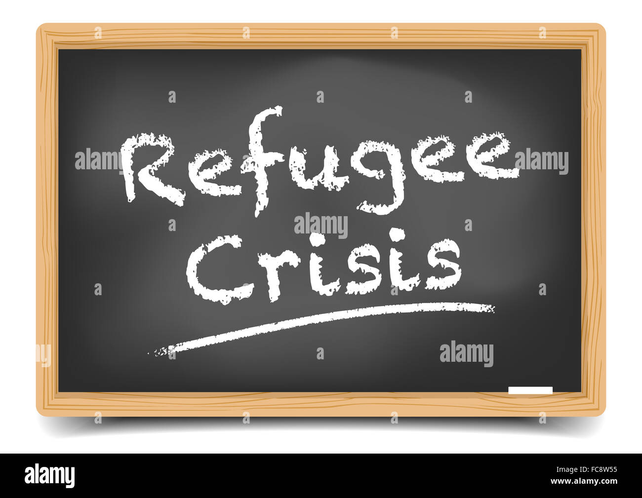 Refugee Crisis Stock Photo