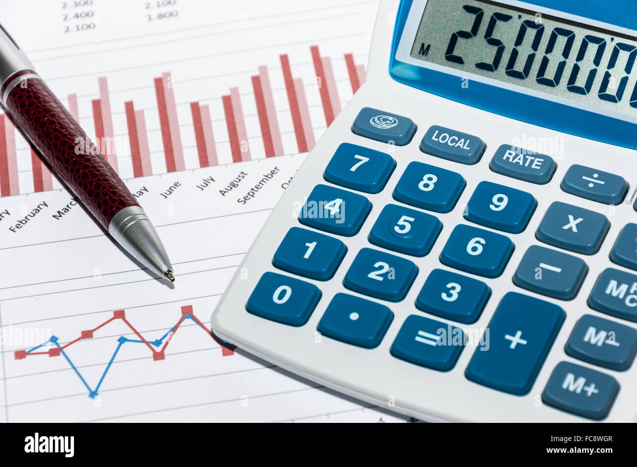 Accounting equipment hi-res stock photography and images - Alamy