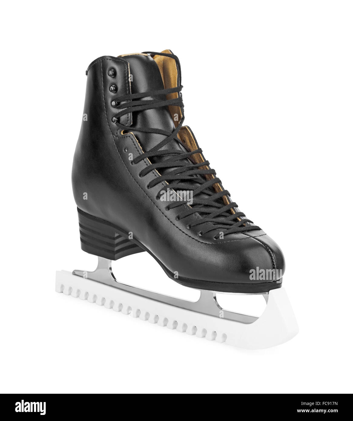 Black figure skates Stock Photo Alamy