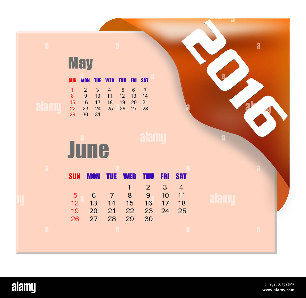 Calendar Date June Hi Res Stock Photography And Images Alamy