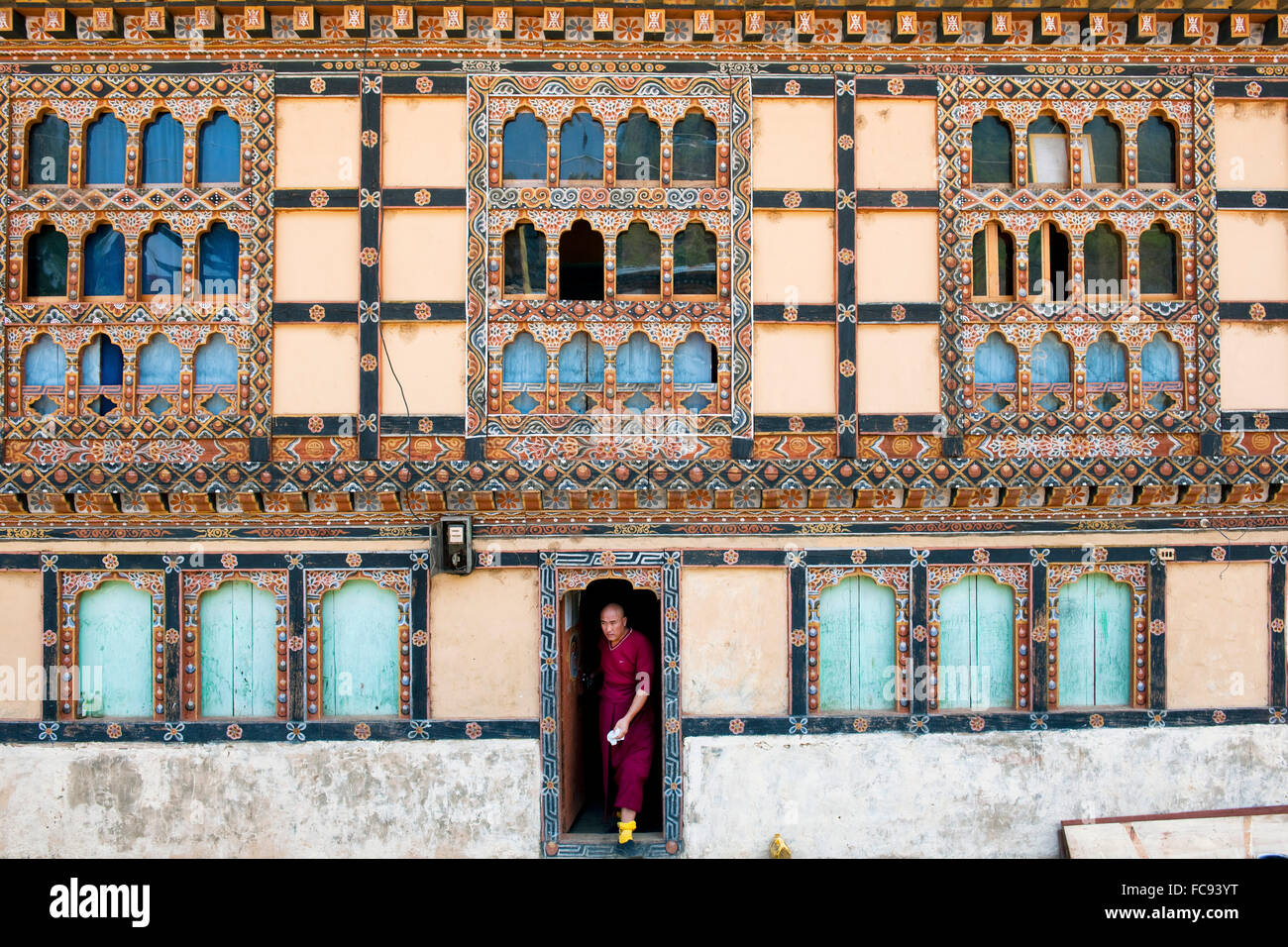 Monk leaving his house hires stock photography and images Alamy