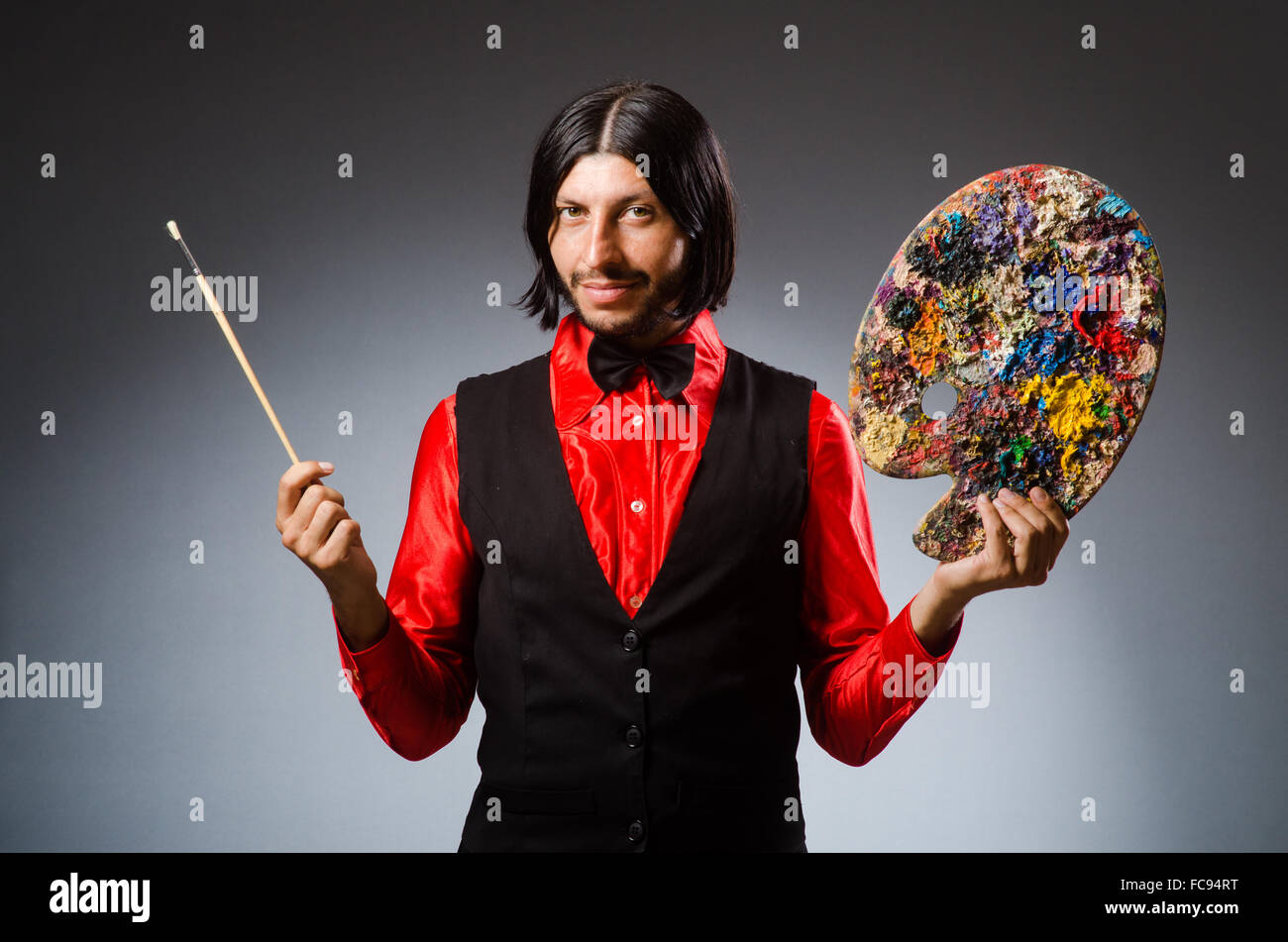 The Man Artist In Art Concept Stock Photo Alamy the-man-artist-in-art-concept-stock-photo-alamy