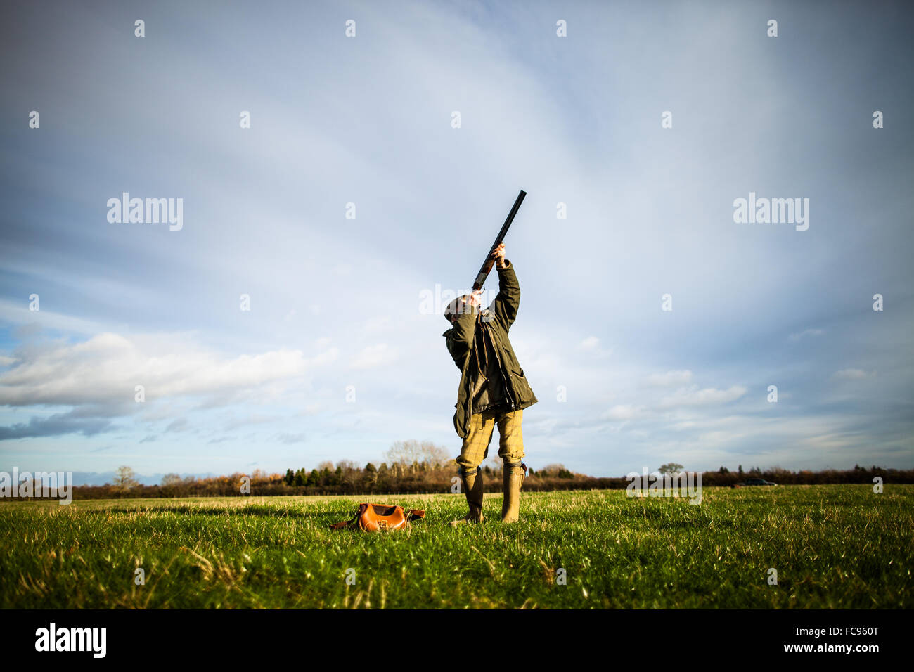 Game shooting hi-res stock photography and images