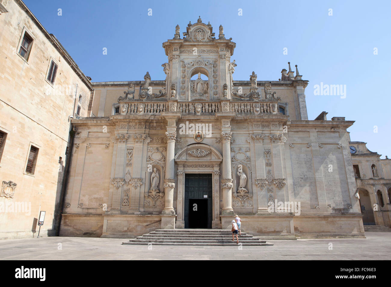 Basilica di Saint Oronzo, Lecca, Pulia, Italy, Europe Stock Photo