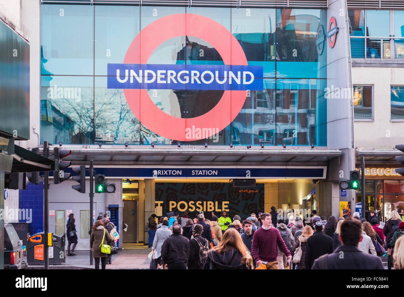 Brixton Underground station, London, England, U.K Stock Photo Alamy