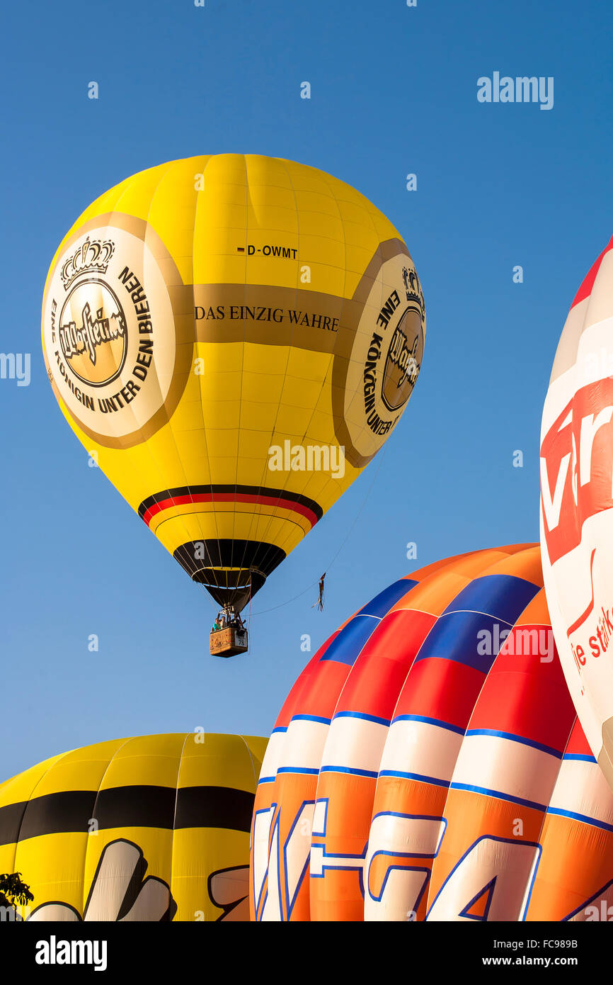 DEU, Germany, Sauerland region, Warstein, international balloon festival in Warstein [the balloon festival in Warstein is the bi Stock Photo
