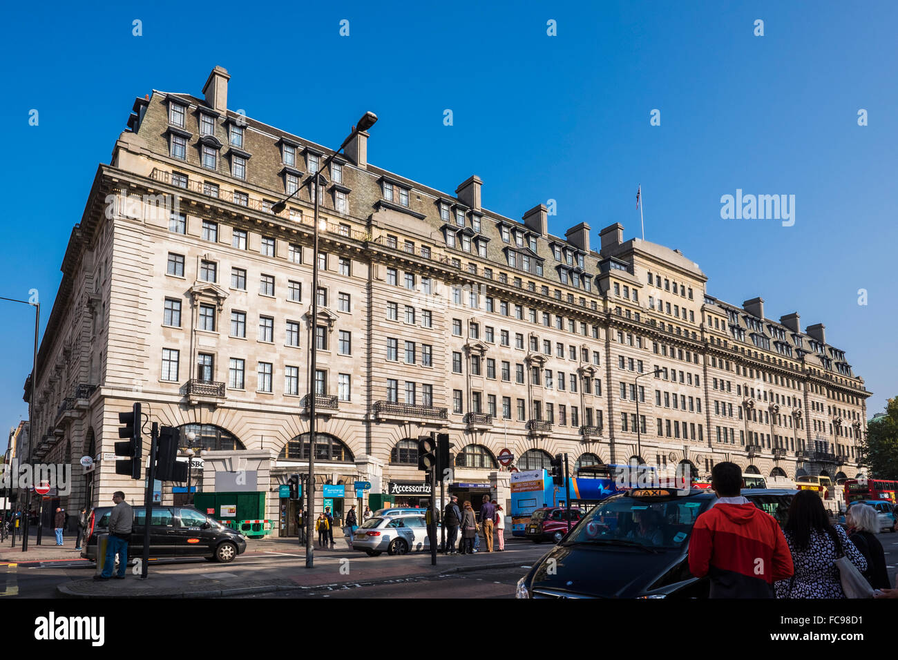 Chiltern Court building, Baker Street, London, England, U.K Stock Photo