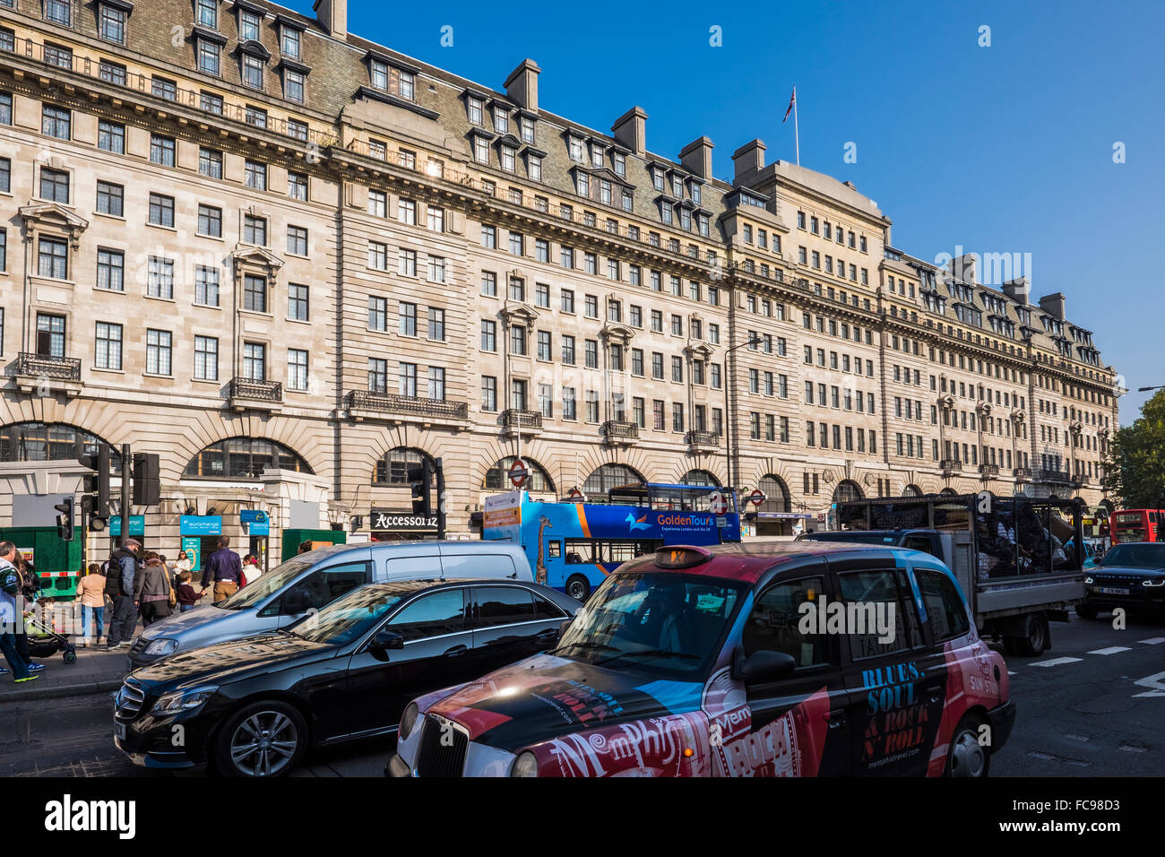 Chiltern Court building, Baker Street, London, England, U.K Stock Photo