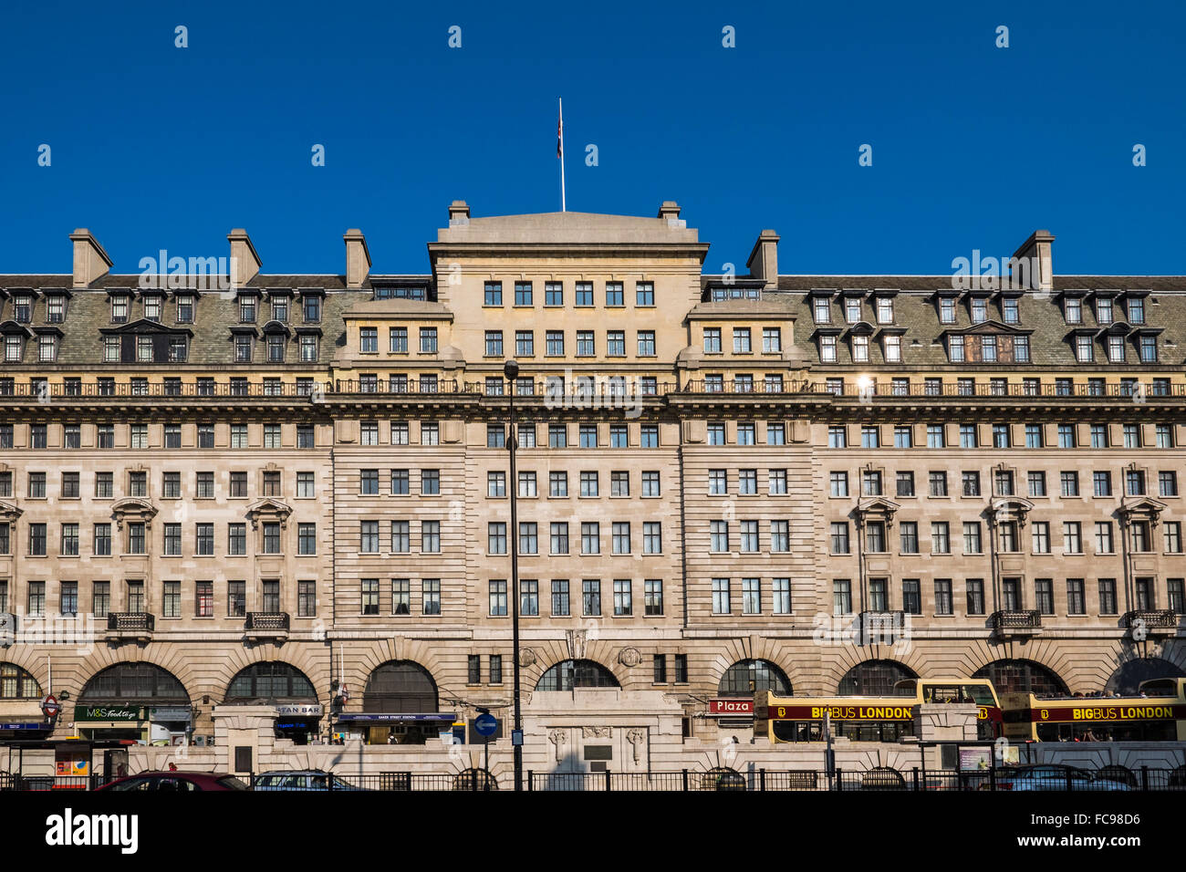Chiltern Court building, Baker Street, London, England, U.K Stock Photo