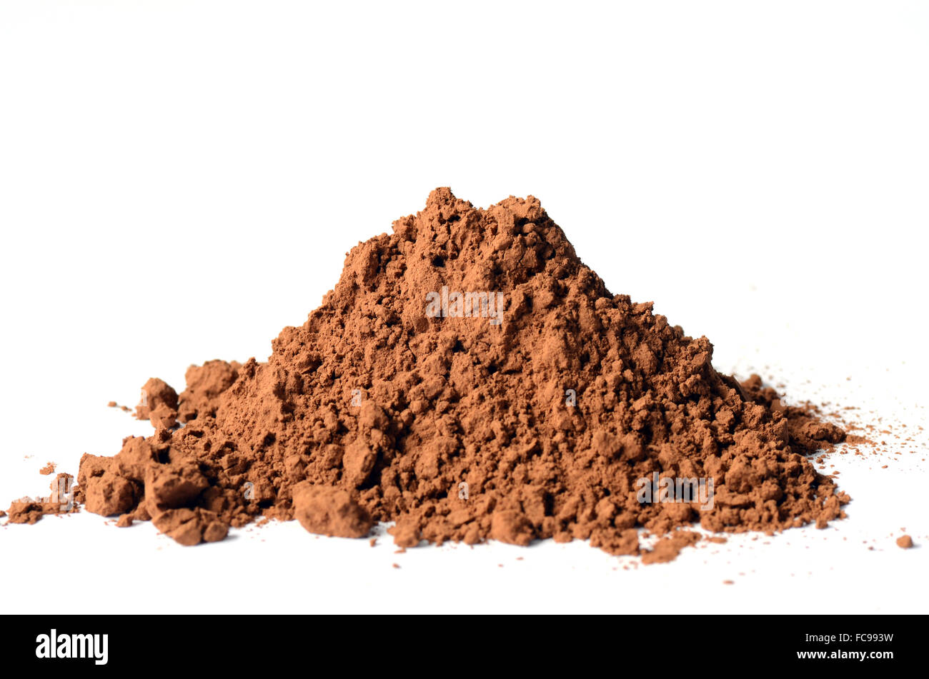 Carob powder, can be used as a substitute for cocoa Stock Photo