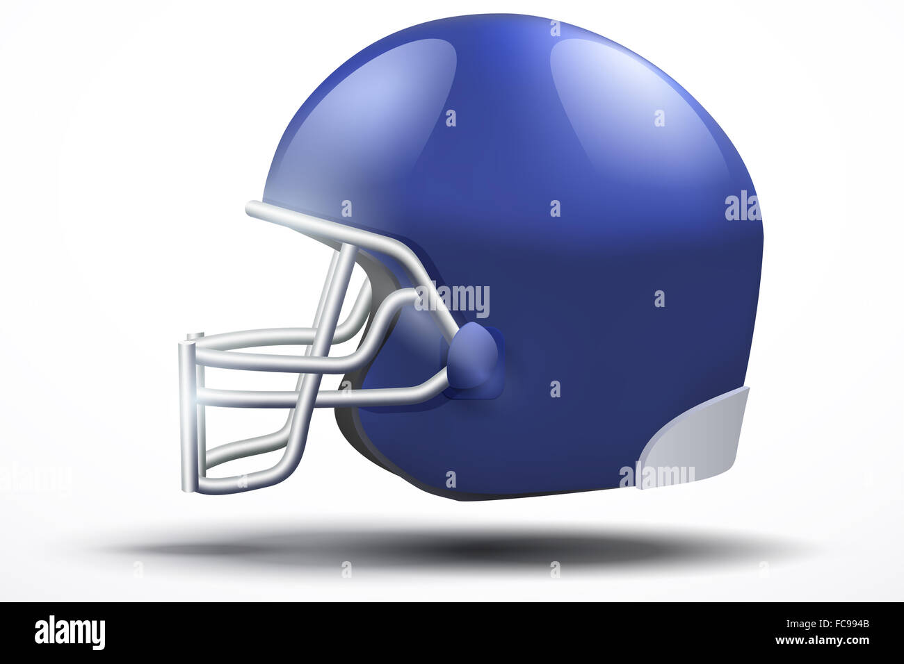 Realistic American football helmet. Side view Stock Photo Alamy