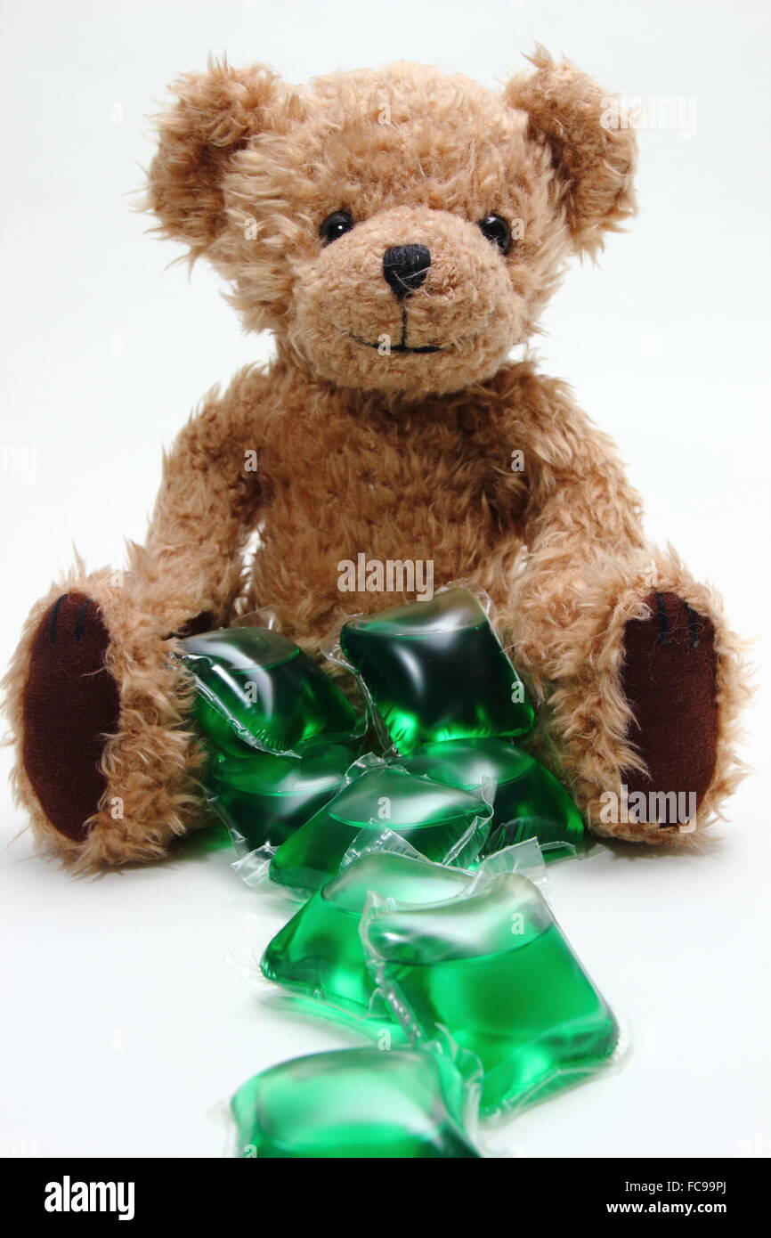 laundry detergent teddy bear