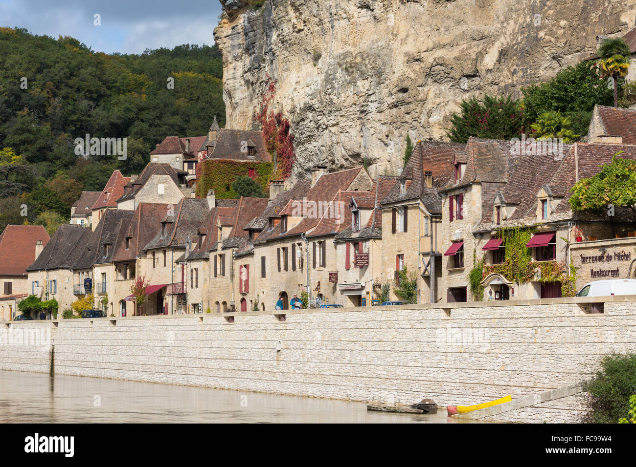 La Roque Gageac, Dordogne, France Stock Photo