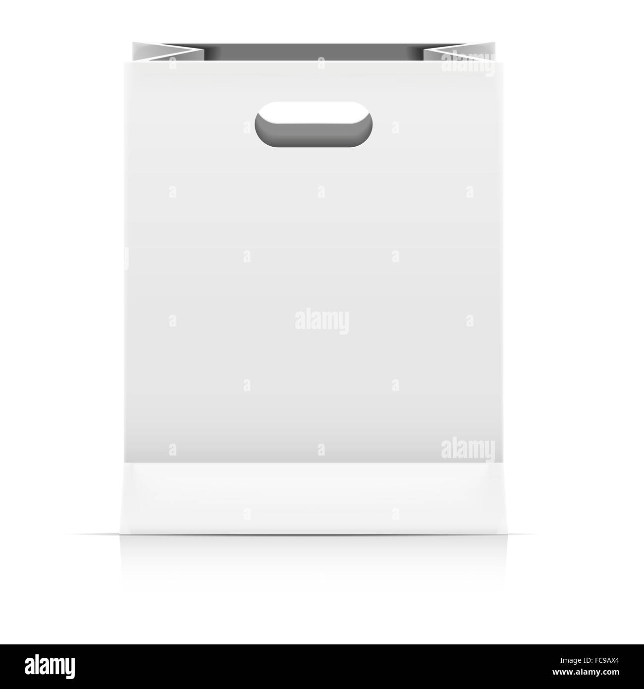 Paperbag Packaging Template Stock Photo - Alamy
