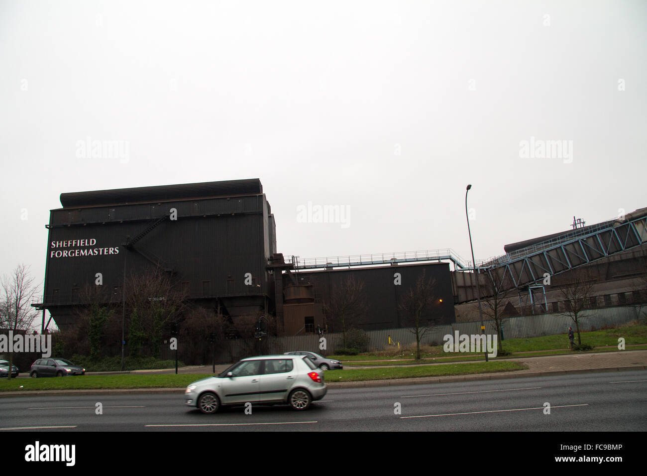 Sheffield Forge masters steel works Stock Photo