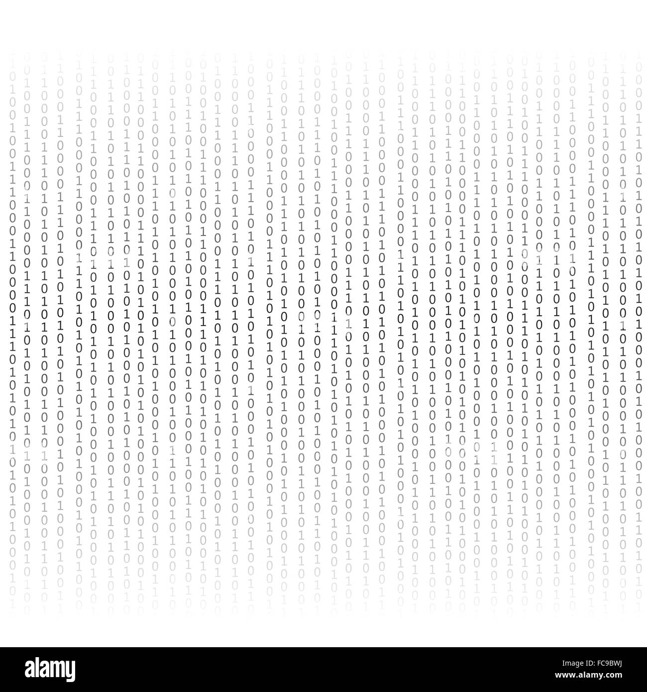 binary code black and white