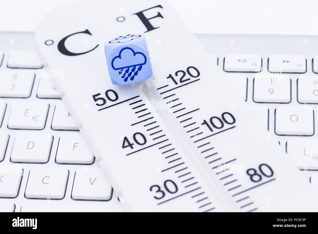 Weather forecast rain Stock Photo - Alamy
