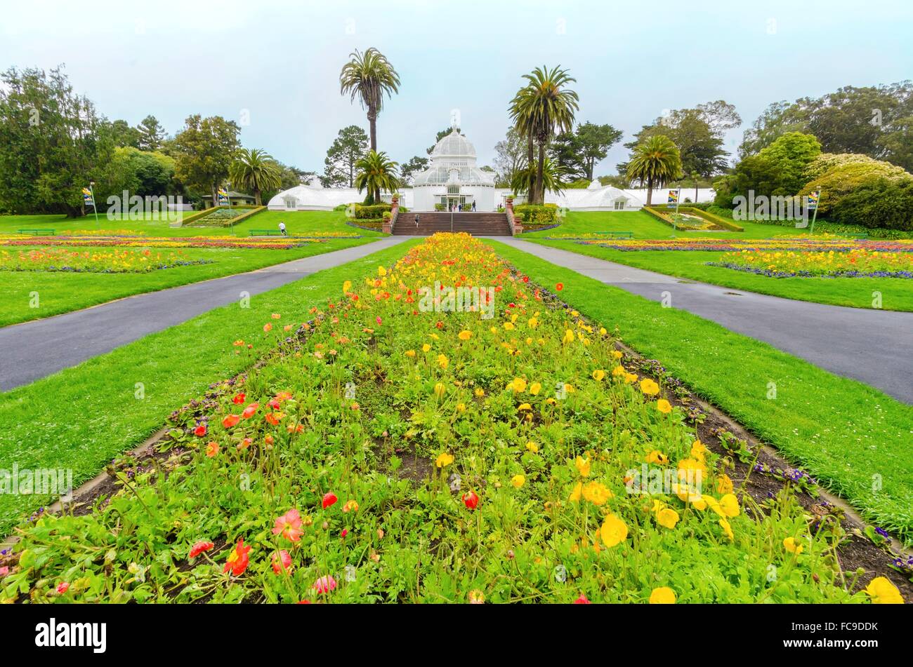 Greenhouse Botanical Garden San Francisco High Resolution Stock