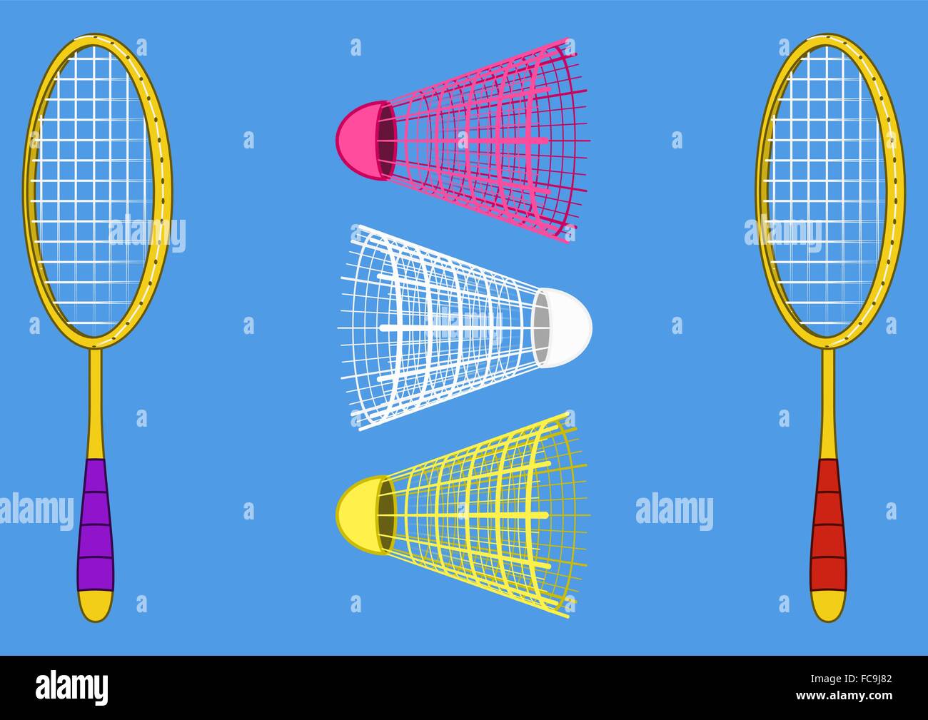 Equipment for the badminton Stock Vector Image & Art Alamy