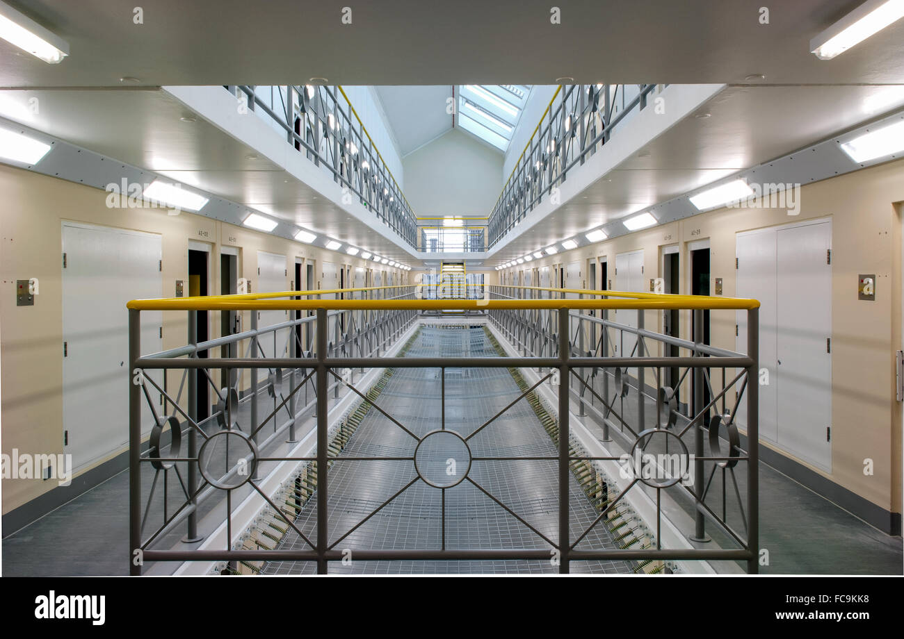 Prison Wing Stock Photo