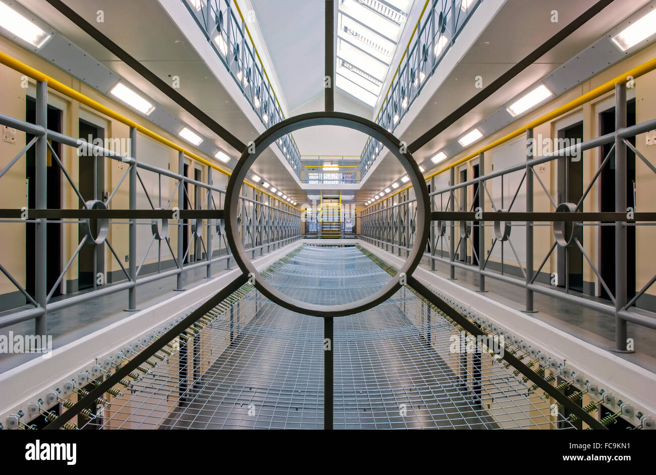 Modern prison Stock Photo