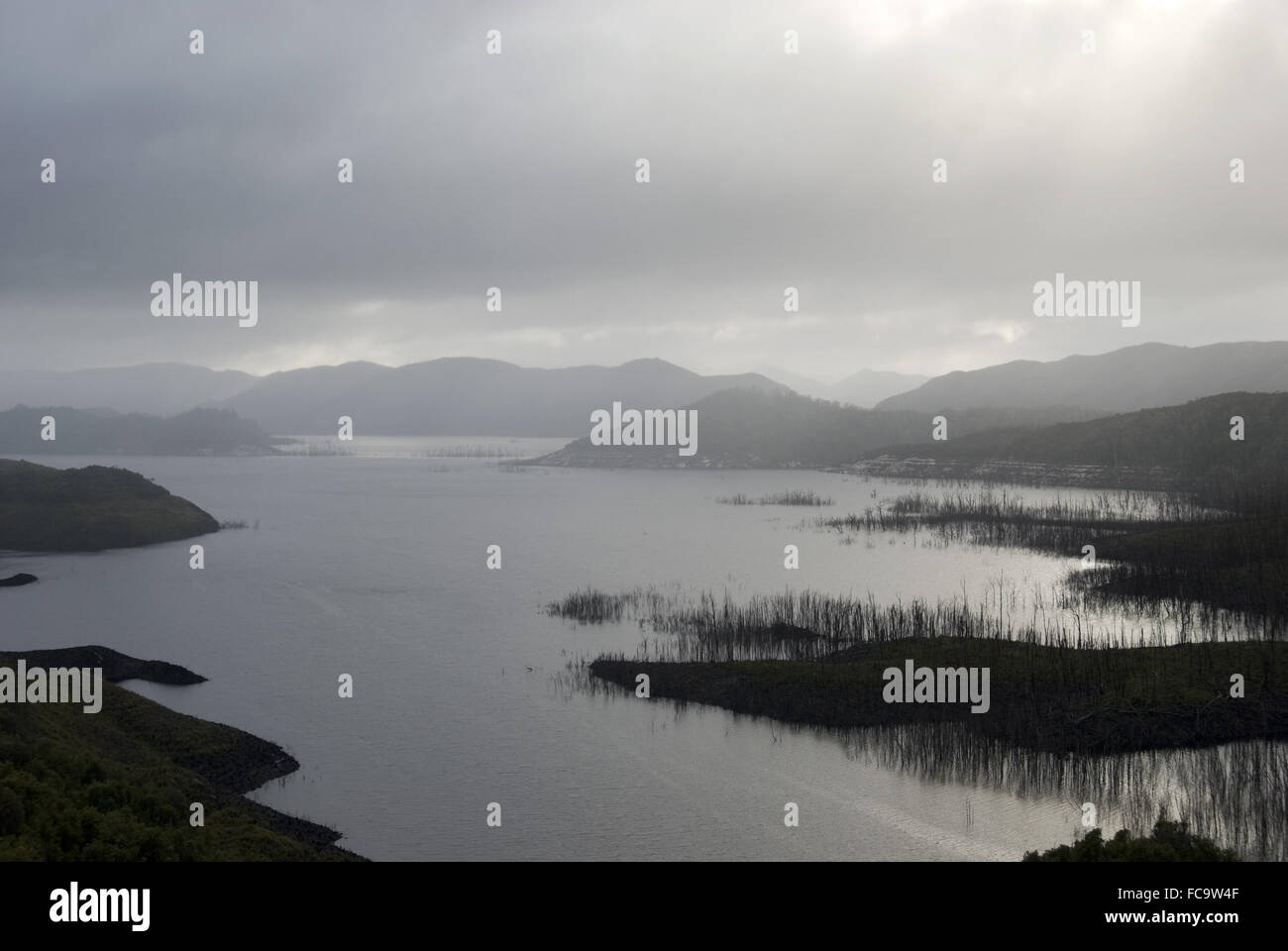 Lake Gordon Stock Photo Alamy