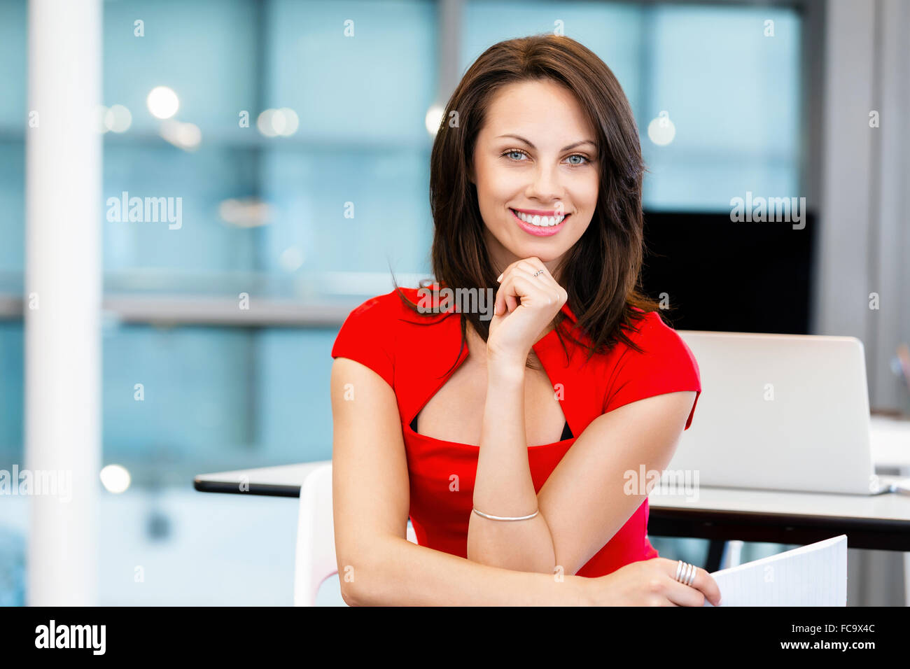 Modern business woman in the office Stock Photo - Alamy